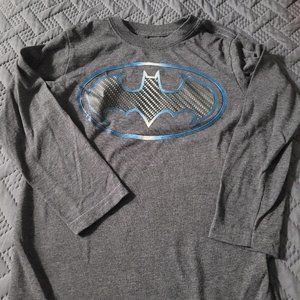 Batman Long Sleeves Boys Pull Over Size 5/6